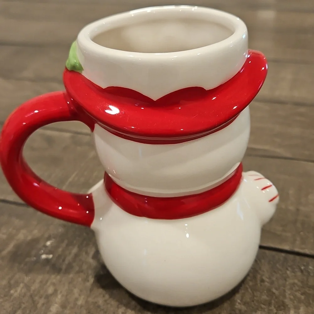 Pottery Barn Snowman Mug